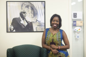 UMW economics major found "home" at Mary Washington. Photo by Karen Pearlman.