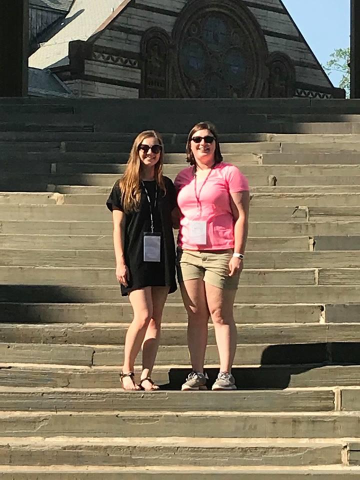 Shannon Haley ’18 and Bailey Stewart ’18, math majors at UMW, took Professor of Mathematics Randall Helmstutler's cryptology class and fell in love with it. This fall she'll take the skills she learned in the course into a full-time job with the Department of Defense.