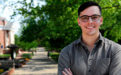 Jonathan Hollingsworth '18 became a book author at 24. He'll graduate Saturday with a degree in philosophy.
