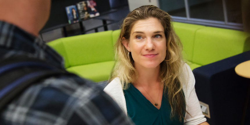NPR lead education blogger Anya Kamanetz kicked off UMW's Digital Pedagogy Lab with a keynote about the pairing of education and technology.