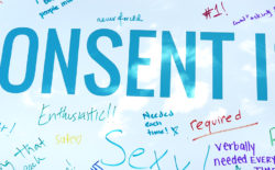UMW students signed a consent poster in support of sexual assault awareness