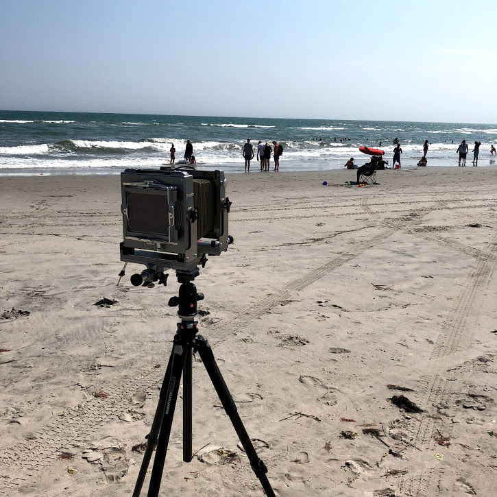 Jesionowski is capturing the country using this 4x5 view camera.