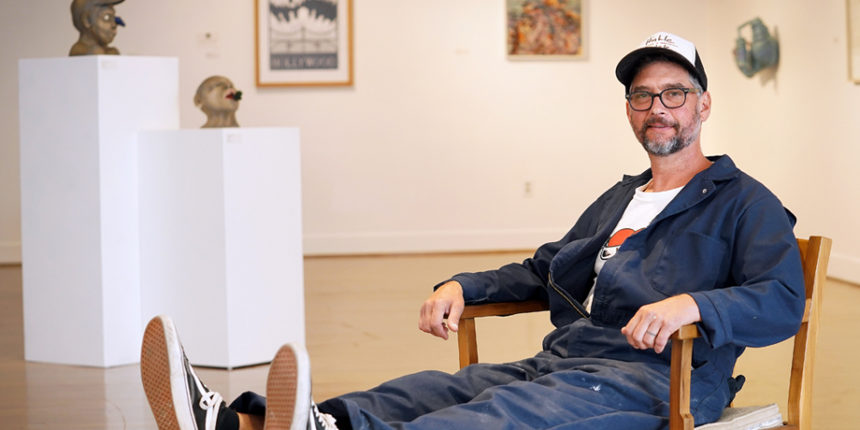 Larry Hinkle '00 graduated with a degree in historic preservation. He returned to teach art.