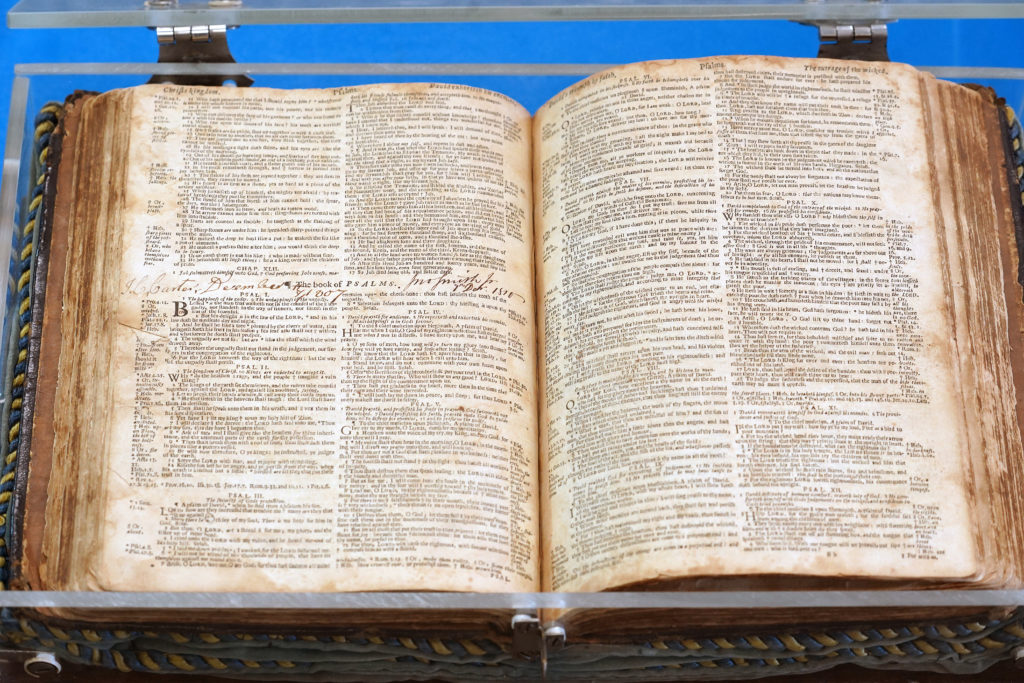 UMW Saves Washington Bible for the Ages News