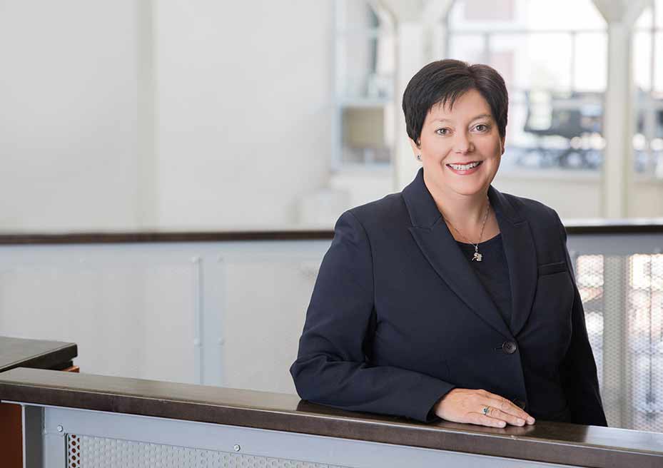 Courtney Moates Paulk '92 was recently named the first female president of Richmond-based law firm Hirschler Fleischer.