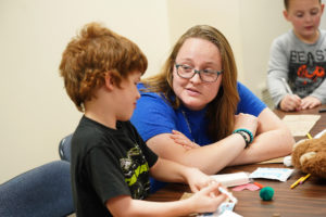 Lindsay Innis with Owen Shanholtz, 7.