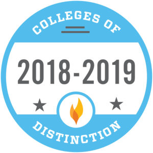 Colleges of Distinction honors schools throughout the nation for their excellence in undergraduate-focused higher education.