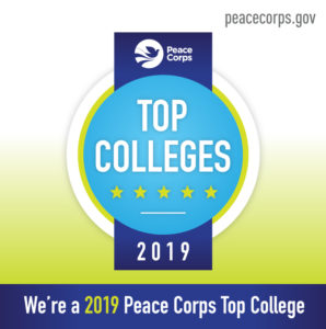 The University of Mary Washington ranked 15th among top-producing small schools in the U.S. for Peace Corps volunteers.