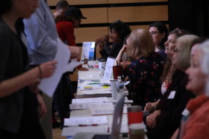 The centerpiece of the summit was the Match for Good session. Participants made connections with potential collaborators.