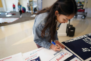 UMW’s most recent graduates, the Class of 2018, topped the leaderboard for the most Giving Day donors by class year. Photo by Suzanne Carr Rossi.