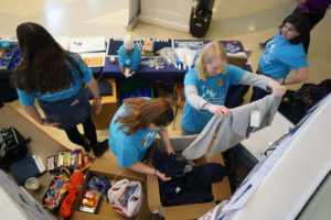 The entire campus community pitches in to make Mary Wash Giving Day, an annual 24-hour online fundraising event, a success. Photo by Suzanne Carr Rossi.