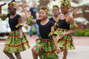 JFMC celebrates the 30th anniversary of its signature event, the Multicultural Fair, in April 2020. This beloved UMW tradition draws between 4,000 and 6,000 visitors to campus each year. Photo by Suzanne Carr Rossi.