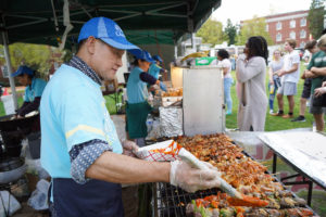 UMW's Multicultural Fair brings food from all corners of the Earth to campus each year. Photo by Suzanne Carr Rossi.