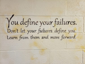 Kendrick Keener painted this 90-foot mural at the Fairfax County juvenile detention center where he is an art teacher. Photo courtesy of the artist.