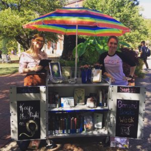 As one of the Read Out event's sponsors, Simpson Library has been committed to making sure that these challenged and banned books are accessible to the entire campus community. Photo Courtesy of Simpson Library.