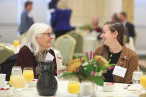 UMW's College of Business Executive-in-Residence program exposes Mary Washington students to successful corporate leaders. Photos by Karen Pearlman.