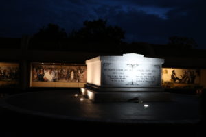 In Atlanta, the UMW group visited Rev. Dr. Martin Luther King Jr.'s birth home and the final resting place of two civil rights icons, Dr. King and wife Coretta Scott King, as well as the King Center for Nonviolent Social Change and the Atlanta University Center. Photo by Lynda Allen.