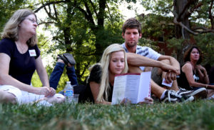 UMW's Family Weekend offers families a taste of Mary Washington art, athletics and more, plus a chance to just spend some quality time together. Photo by Norm Shafer.