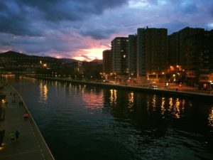 Sunset in Bilbao