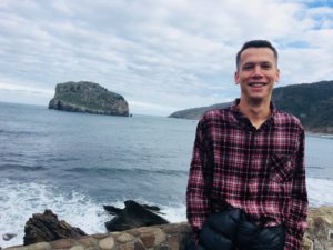 Bobby Leytham, shown here in San Juan, landed a job in Bilbao, Spain, after participating in a case study with the company during a UMW study abroad experience. Photo courtesy of Bobby Leytham.