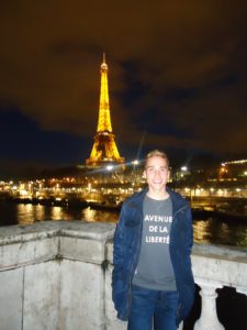 A lifelong Francophile, Lamm was thrilled to visit Paris and other French locales while studying politics, culture and language for a semester at the University of Grenoble. Photo courtesy of Stephen Lamm.