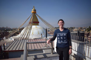 During her time at UMW, Emily Rothstein '18, studied abroad on a faculty-led trip to Guatemala and made two trips to Nepal, where she completed academic research and engaged in service projects. Photo courtesy of Emily Rothstein.