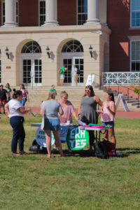 Sixty-seven percent of UMW students showed up at the polls in 2016, according to the National Study of Student Learning, Voting and Engagement (NSLVE). That’s higher than that year’s national average of 61.4 percent reported by the U.S. Census.