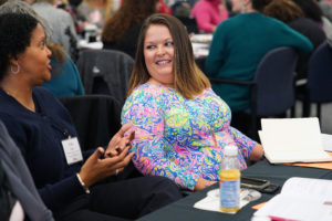 More than 100 people converged on UMW's Stafford Campus for the Colloquium. This year's theme was "Be Your Own Hero." Photos by Suzanne Carr Rossi.