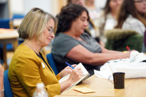 Kelly Paino participates in a session during the 26th annual Professional Women's Colloquium @ UMW. Photos by Suzanne Carr Rossi.