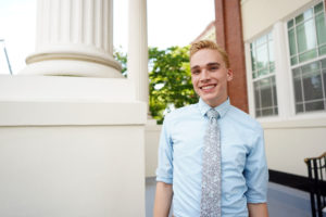 Stephen Lamm '19, traveled abroad twice while at UMW - once on a faculty-led trip to Québec and also on a semester-long study abroad in Grenoble, France. Photo by Suzanne Carr Rossi.