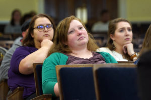 Educators and community members were among those who attended last night's presentation by 2019 National Teacher of the Year Rodney Robinson. Photos by Suzanne Carr Rossi.