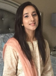 Anushah Hassan received the Award for Outstanding Senior from the UMW Alumni Association.