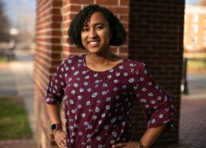 2019 alumna Kelsey Chavers received the inaugural Defining A Legacy Award, in honor of Dr. James L. Farmer Jr.