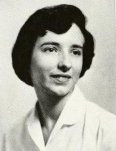 Perkins, shown here as a college junior in the 1960 Battlefield yearbook, she said the liberal arts education she received at Mary Washington gave her the well-rounded education she needed to build a dynamic life and career. Photo courtesy of Simpson Library Photo Archives.