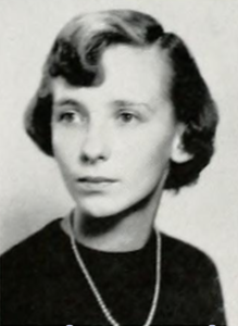 Jerri Ann Perkins is shown here as a first-year Mary Washington student in the 1958 Battlefield yearbook. She received a scholarship to attend Mary Washington and went on to train at the National Institutes of Health and become an infectious disease expert. Photo courtesy of Simpson Library Photo Archives.