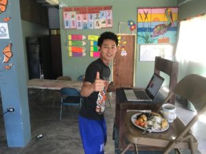 Fujiyama is spending day and night on the phone, trying to rescue his nonprofit in the wake of COVID-19. The teens have stepped up, cooking meals like the rice, beans and vegetables seen here. Photo courtesy of SHH.