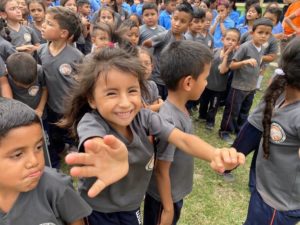 Fujiyama has introduced a new initiative, The Tigers Club, a dollar-a-day sponsorship program in which donors can be matched with classes of kids, like the young girl seen here, and watch them grow from the cradle to college. Photo courtesy of SHH.