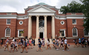 Today’s renaming of UMW's Trinkle Hall was precipitated by the exhaustive work of the Campus Environment Presidential Ad Hoc Committee and comes at a pivotal point in the nation's history. Photo by Norm Shafer.