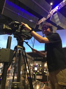 Paul Morris, who received a bachelor's degree in theatre from UMW in 2010, is now a video producer for NASA. A documentary he created for the 30th anniversary of the launch of the Hubble Space Telescope has garnered more than 400,000 views on social media. Photo courtesy of Paul Morris.