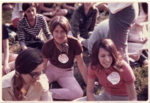 In 1970, Mary Washington students joined other college and high school students across the country in a massive protest against the Vietnam War. Photo courtesy of UMW Libraries' Special Collections and University Archives.