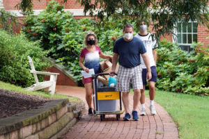 “This semester might look a little different, but it will be a great one if we all work together ... ” UMW President Troy Paino tweeted. Photo by Suzanne Rossi.