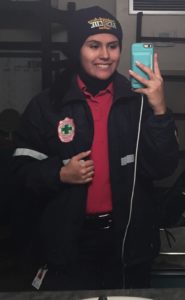 Ramirez spent the last four months training as an EMT, often commuting from Northern Virginia. When she's not volunteering with the Fredericksburg Rescue Squad, she serves as president of UMW's Red Cross club, organizing local blood drives.