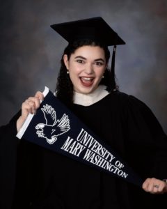 Senior Jessica Lynch received the Grace Mann Launch Award during the virtual Eagle Awards ceremony on Thursday.