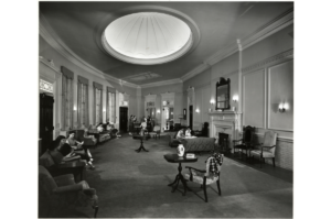 Students study in Seacobeck's Dome Room. Photo courtesy of Special Collections and University Archives.