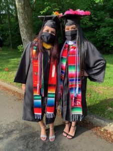 Biology major Daniela Sarai Chacon '21 (left) and Spanish major Sandra Vasquez '21 met at Mary Washington and became fast friends.