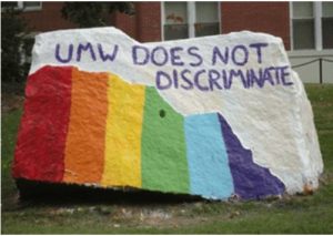 In 2019, UMW history students interviewed members of Mary Washington's LGBTQ Alumni Affinity Group as part of Associate Professor Erin Devlin's Oral History seminar. Today, UMW Libraries' archiving team has made those interviews available for anyone to access, just in time for Pride Month. Photo courtesy of UMW Libraries' Special Collections and University Archives.