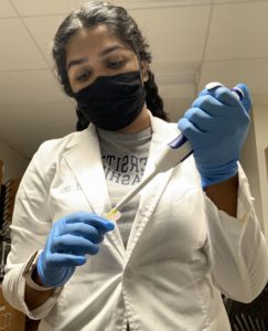 Junior Shreya Murali is one of three UMW students who were recently accepted into The George Washington University's School of Medicine and Health Sciences through its early selection program with UMW. A biochemistry major and practical ethics minor, she plans to study anesthesiology.