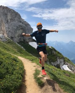Ambrose and wife Stephanie moved to Annecy, France, for his job with Salomon. Now, he spends his free time trail running through the French Alps. Photo courtesy of Mike Ambrose.