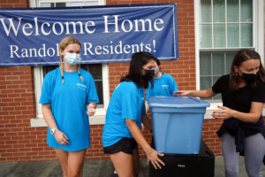 The University of Mary Washington's Fredericksburg campus was abuzz yesterday for Move-In Day, with members of the Class of 2025 arriving from near and far. Photo by Suzanne Carr Rossi.