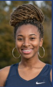 Among her many extracurricular activities, Logan runs track at UMW.